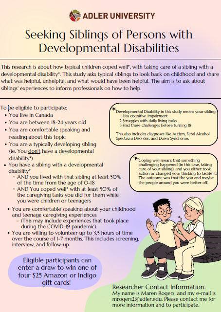 Siblings of Persons with Developmental Disabilities Study